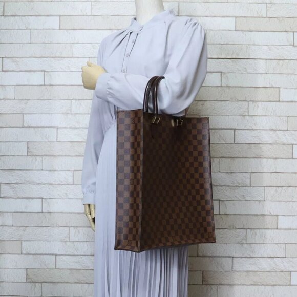 LOUIS VUITTON Handbag N51140 Damier canvas Damier Sac Plat used - Picture 2 of 6
